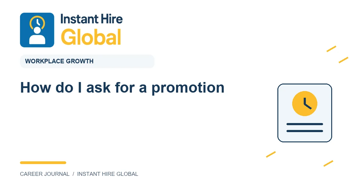 How do I ask for a promotion?